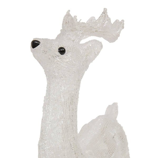 FEERIC LIGHTS & CHRISTMAS - Déco lumineuse Renne debout 40 LED Blanc froid H 45 cm - large