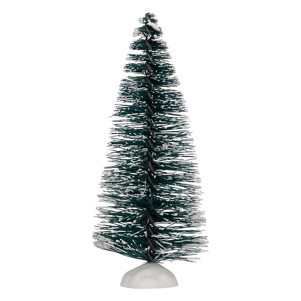FEERIC LIGHTS & CHRISTMAS - Accessoires pour Village de Noël  Lot de 4 Sapins avec pieds H 15 cm - large