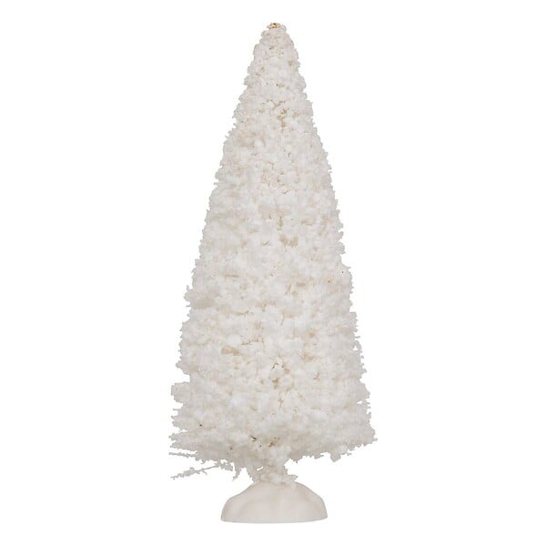 FEERIC LIGHTS & CHRISTMAS - Accessoires pour Village de Noël  Lot de 4 Sapins avec pieds H 15 cm - large