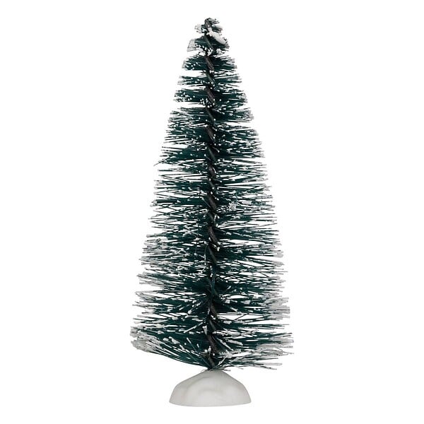 FEERIC LIGHTS & CHRISTMAS - Accessoires pour Village de Noël  Lot de 4 Sapins avec pieds H 15 cm - large