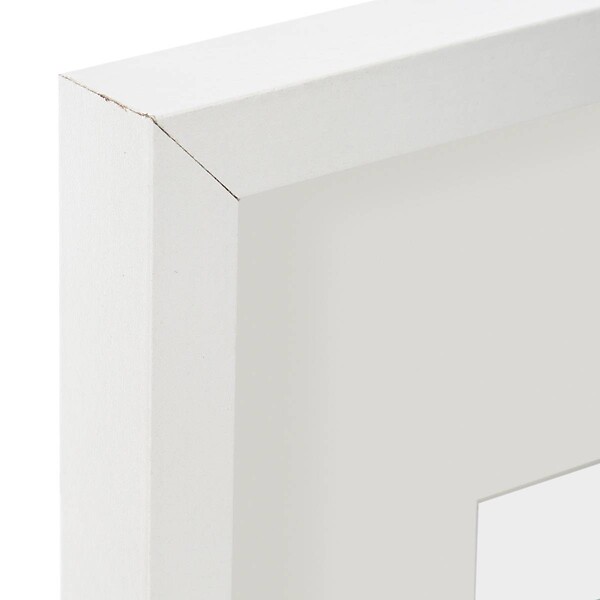 ATMOSPHERA - Cadre photo en Bois Blanc pour Photo 18 x 24 cm - large