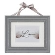 ATMOSPHERA - Cadre photo en Bois avec Ruban  pour photo 17 x 12 cm - vignette