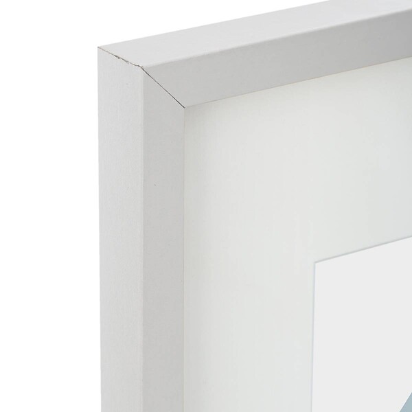 ATMOSPHERA - Cadre photo en Bois Blanc pour Photo 40 x 50 cm - large