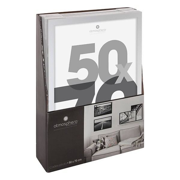ATMOSPHERA - Cadre photo Blanc pour Photo 50 x 70 cm - large