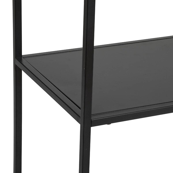 ATMOSPHERA - Meuble Étagère de rangement en Métal Noir 90 x 180 cm - large