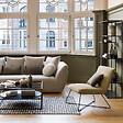 ATMOSPHERA - Meuble Étagère de rangement en Métal Noir 90 x 180 cm - vignette