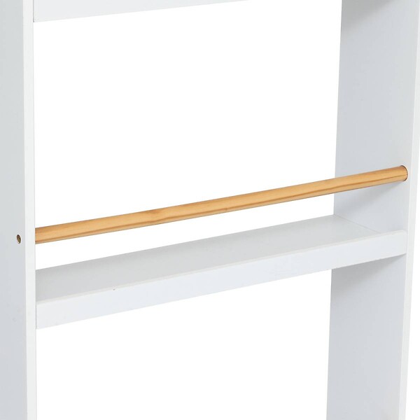 ATMOSPHERA - Bibliothèque Enfant Blanche 4 étages H 118 cm - large