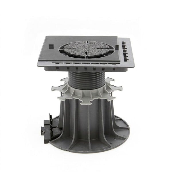 JOUPLAST - Support habillage latéral pour plot dalle et lambourde - Noir - large