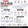 MCCOVER - Profil polycarbonate de jonction - ep.6 mm, L.200 cm - vignette
