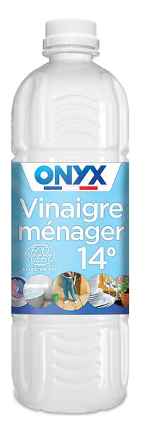 ONYX - Vinaigre ménager 14° - 1L - Détartrant concentré naturel - large