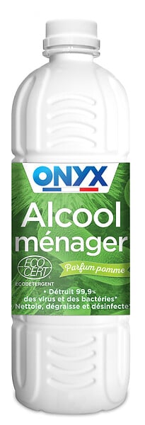 ONYX - Alcool ménager surpuissant 70° - 1L - Parfum pomme - large