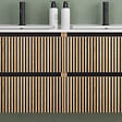 COSYNEO - Meuble de salle de bain 140cm double vasque - 4 tiroirs - sans miroir - roble era (chêne clair) - VENERIA - vignette
