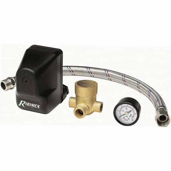 RIBILAND - Pressostat surpresseur avec mano et flexible - large