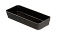WENKO - Bac de rangement plastique Gom Noir 24cm - vignette