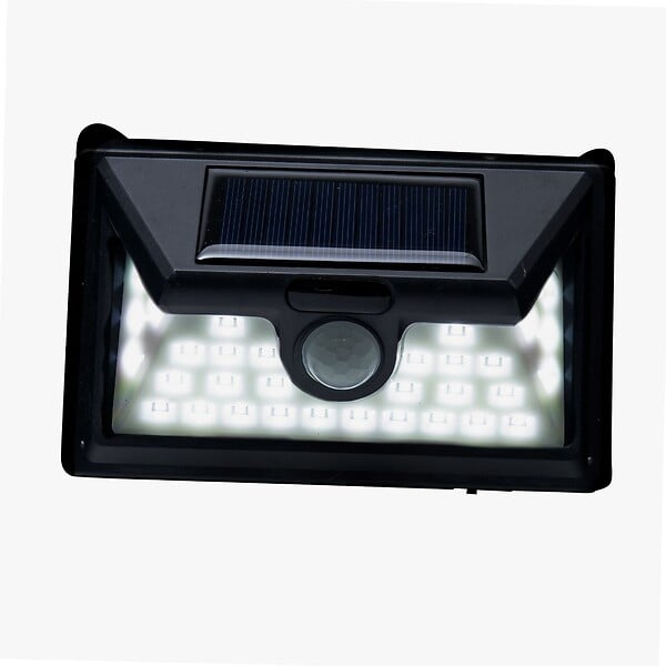 WERKAPRO - Applique solaire à led et détecteur de mouvement  32Leds-160 lumens - large