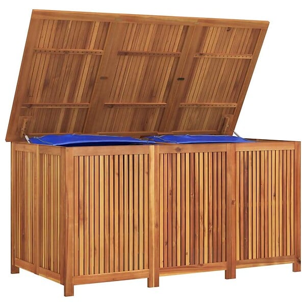 VIDAXL - vidaXL Boîte de rangement de jardin 150x80x75 cm bois massif d'acacia - large