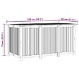 VIDAXL - vidaXL Boîte de rangement de jardin 150x80x75 cm bois massif d'acacia - vignette
