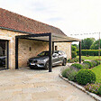 DIRECT-ABRIS - Carport Aluminium 330 x 563 cm PRESTON - 18 m2 - Hauteur : 255 - 1 Voiture - Abri Voiture Autoportant - Sans Déclaration Travaux - vignette