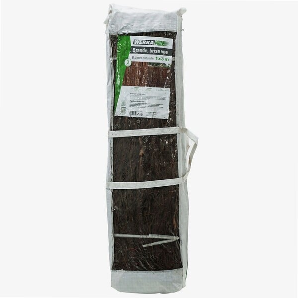WERKAPRO - Brise vue brande de bruyère 3000g/m2  1 x 3 m - large