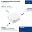 VILLEROY ET BOCH - Cuvette WC suspendu sans bride  Architectura Twistflust rectangle avec abattant frein de chute - vignette