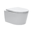 GEBERIT - Pack Bati-support Geberit 112cm + Cuvette Swiss Aqua Technologies sans bride + Plaque blanche (SATrimlessGeb3-RT) - vignette