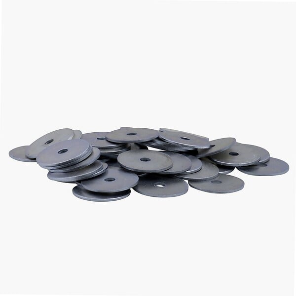 VISSAL - Rondelle carrossier large zinguée Viswood Ø4x15x1,5mm (lot de 50 rondelles) - large
