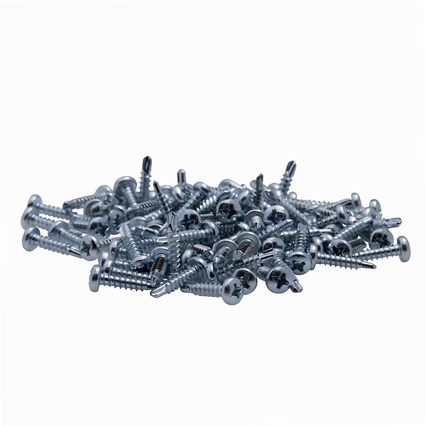 VISSAL - Vis autoperceuse zinguée tête cylindrique PH Viswood 3,5x16 mm (lot de 100 vis) - large