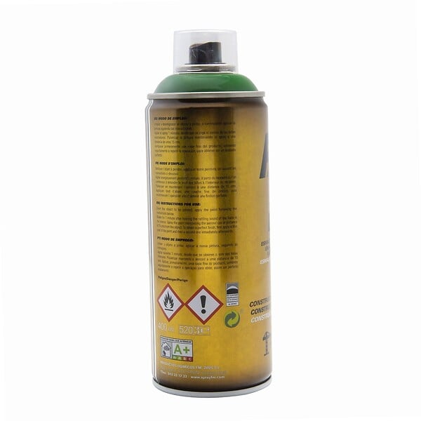 FM SPRAY - Bombe de peinture vert 400ml Vert menthe - RAL 6029 - large