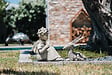 DECORIALE - Petit prince assis avec echarpe h.52cm - vignette