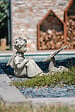 DECORIALE - Statue renard attentif h.37cm - vignette
