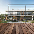 KORDO - Poteau prestio black fixation à plat - vignette