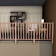 KORDO - Poteau hêtre applique HALTEA dimension 1228x80x70mm - vignette