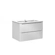 CONCILIO - Meuble 80cm toola blanc brillant - vignette