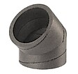 AXELAIR - Coude PEE isolé 45° - Ø 125mm- réf : COUPE45125 - AXELAIR VENTILATION - vignette