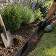 GT GARDEN - Bordure de jardin flexible noire - 15 cm x 6 mètres - vignette