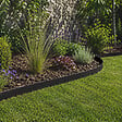 GT GARDEN - Bordure de jardin flexible noire - 15 cm x 6 mètres - vignette