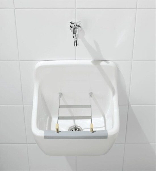 VILLEROY & BOCH - Déversoir O.NOVO - Largeur: 450 mm - Profondeur: 350 mm - Hauteur: 400 mm - BLANC- réf : 69120101 - VILLEROY ET BOCH - large