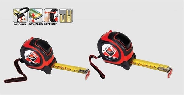 RUBI - Mètre à ruban RUBIFLEX - Longueur 5M x largeur 19mm- réf : 75901 - RUBI - large