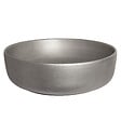 KERRA - Vasque à poser ronde en céramique SILVER gris métal brossé Ø41,5 cm - vignette