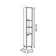 5 FIVE SIMPLY SMART - Colonne 2 portes Come en bois - vignette