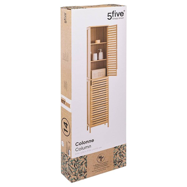 5 FIVE SIMPLY SMART - Colonne 2 portes "Sicela" bambou - large