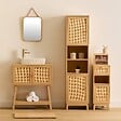 5 FIVE SIMPLY SMART - Meuble sous-lavabo Cane marron - vignette