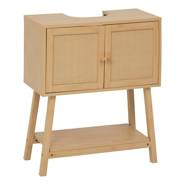 5 FIVE SIMPLY SMART - Meuble sous-lavabo Cane marron - large