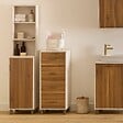 5 FIVE SIMPLY SMART - Étagère 1 porte 7 niveaux Come bois et effet marbre - vignette