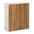 5 FIVE SIMPLY SMART - Meuble haut 2 portes Come bois et effet marbre - vignette