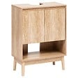 5 FIVE SIMPLY SMART - Meuble sous-lavabo Abana 2 portes bois clair - vignette