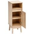 5 FIVE SIMPLY SMART - Meuble de salle de bain Abana 1 porte bois clair - vignette