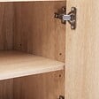 5 FIVE SIMPLY SMART - Meuble de salle de bain Abana 1 porte bois clair - vignette