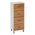 5 FIVE SIMPLY SMART - Meuble de salle de bain Come 4 tiroirs bois et effet marbre - vignette
