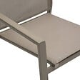 HESPERIDE - Fauteuil de jardin empilable Essentia noisette/café - vignette
